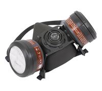 Half Mask Respirator with A1P2R Filter Cartridges - Inbuilt Exhalation Vent