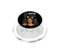 Half Mexican American Yes I'm Both Mexican Flag USA Heritage PopSockets PopGrip for MagSafe