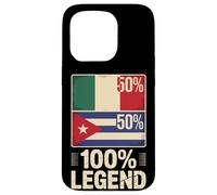 Half Mexican Cuban Roots 100% Legend Mexico Cuba Case for iPhone 15 Pro
