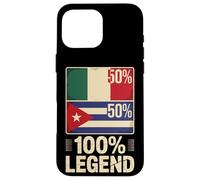 Half Mexican Cuban Roots 100% Legend Mexico Cuba Case for iPhone 16 Pro Max