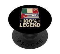 Half Mexican Cuban Roots 100% Legend Mexico Cuba PopSockets Adhesive PopGrip