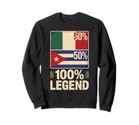 Half Mexican Cuban Roots 100% Legend Mexico Cuba Sweatshirt