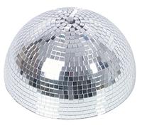 Half mirror ball 30 cm with safety motor.