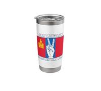 Half Mongolian is Better Than None Mongolia Stainless Steel Insulated Tumbler