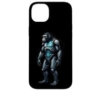 Half Monkey Lover Robotic Cyborg Ape AI Robots Tech Primates Case for iPhone 14 Plus