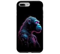Half Monkey Lover Robotic Cyborg Ape AI Robots Tech Primates Case for iPhone 7 Plus/8 Plus