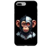 Half Monkey Lover Robotic Cyborg Ape AI Robots Tech Primates Case for iPhone 7 Plus/8 Plus