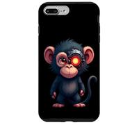 Half Monkey Lover Robotic Cyborg Ape AI Robots Tech Primates Case for iPhone 7 Plus/8 Plus