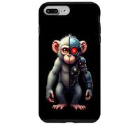 Half Monkey Lover Robotic Cyborg Ape AI Robots Tech Primates Case for iPhone 7 Plus/8 Plus