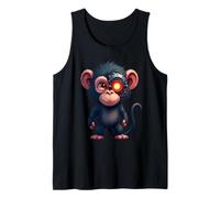 Half Monkey Lover Robotic Cyborg Ape AI Robots Tech Primates Tank Top