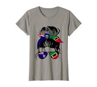 Half Montserratian half Kittitian Mix Montserrat Saint Kitts T-Shirt