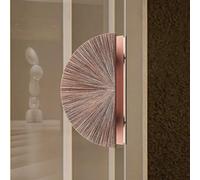Half Moon Barn Door Handles Red 30X20cm Glass Door Pull Handle Hardware Double Sided Push Pull Door Handle