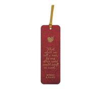 Half Moon Bay A Rose Shakespeare Romeo and Juliet 7 x 2.3 Inch Red and Gold FSC Paper Bookmark Place Keeper