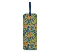 Half Moon Bay ACS John H. Dearle Botanical Iris 7 x 2.3 Inch Blue Green and Pink FSC Paper Bookmark Place Keeper