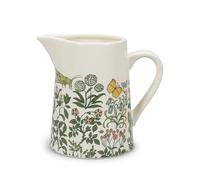 Half Moon Bay Apothecary's Garden - ACS Voysey - Multicolor 16 Ounce (500ml) Ceramic Stoneware Jug Pitcher
