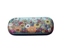 Half Moon Bay Bloom Wildflowers - Natasha Kirby - Multicolor 6.5 x 2.7 Inch Polyurethane Eyeglass Protective Hard Case, Multicolor, 6.5 x 2.7 Inch