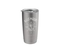 Half Moon Bay CA Compass Rose, California, Nautical, Sailing Stainless Steel Insulated Tumbler