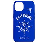 Half Moon Bay CA Compass Rose, Marine, Nautical, Sailng Case for iPhone 13