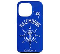 Half Moon Bay CA Compass Rose, Marine, Nautical, Sailng Case for iPhone 13 Pro