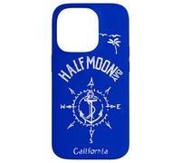 Half Moon Bay CA Compass Rose, Marine, Nautical, Sailng Case for iPhone 14 Pro