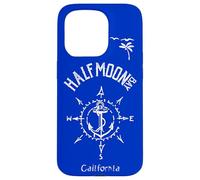 Half Moon Bay CA Compass Rose, Marine, Nautical, Sailng Case for iPhone 15 Pro