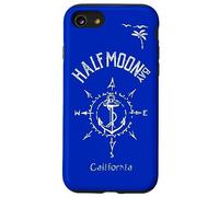 Half Moon Bay CA Compass Rose, Marine, Nautical, Sailng Case for iPhone SE (2020) / 7/8