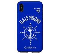 Half Moon Bay CA Compass Rose, Marine, Nautical, Sailng Case for iPhone XS Max