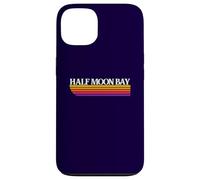 Half Moon Bay California Retro Graphic - Half Moon Bay CA Case for iPhone 13