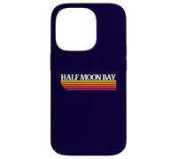 Half Moon Bay California Retro Graphic - Half Moon Bay CA Case for iPhone 14 Pro