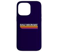 Half Moon Bay California Retro Graphic - Half Moon Bay CA Case for iPhone 14 Pro Max