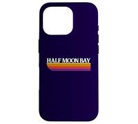 Half Moon Bay California Retro Graphic - Half Moon Bay CA Case for iPhone 16 Pro