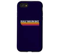 Half Moon Bay California Retro Graphic - Half Moon Bay CA Case for iPhone SE (2020) / 7/8