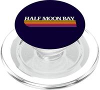 Half Moon Bay California Retro Graphic - Half Moon Bay CA PopSockets PopGrip for MagSafe