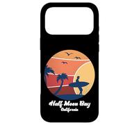 Half Moon Bay California Surfing Surfer Vintage Sunset Beach Case for iPhone 17 Pro Max