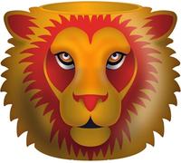 Half Moon Bay - Ceramic Indoor Plant Pot - Harry Potter Gryffindor (Lion)