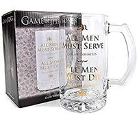 GAME OF THRONES - Glass Tankard - Belongs To The K ACC NEW