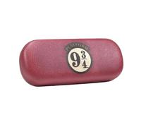 Half Moon Bay Harry Potter Glasses Case - Platform 9 3/4 Maroon with Flocked Fabric and Printed Lens Cloth