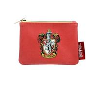 Half Moon Bay | Harry Potter | Gryffindor Coin Purse | Small Purse for Women with Zip | PU Leather | Red and Gold