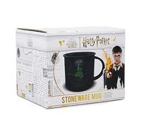 Half Moon Bay - Harry Potter Mug - 430ml - Dark Arts - Work Mug Mugs for Adults Cup - Enamel Mug, Black