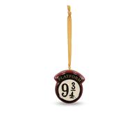 Half Moon Bay | Harry Potter | Platform 9 3/4 | Hanging Decoration Bauble | Official Merchandise | Car Mirror Charm Wall Ornament | Back to School, Birthday