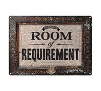 Half Moon Bay | Harry Potter | Room of Requirement Hogwarts | Small Metal Tin Sign | Official Merchandise | Bedroom Door Plaque Wall Decor | Christmas Stocking Filler Gift for Fans
