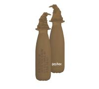 Half Moon Bay | Harry Potter | Sorting Hat | Metal Water Bottle with Sorting Hat 3D Moulded Lid | Official Merchandise | Double-Walled - 500ml | Back to School