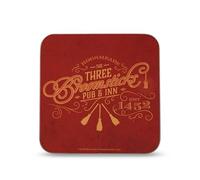 Half Moon Bay | Harry Potter | Three Broomsticks | Single Drinks Coaster - Three Broomsticks | Official merchandise | Small gifts for friends