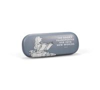 Half Moon Bay Into New Worlds - Matilda - Roald Dahl - Grey 6.5 x 2.7 Inch Polyurethane Eyeglass Protective Hard Case, Grey, 6.5 x 2.7 Inch