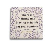 Half Moon Bay Jane Austen Coaster Single Ceramic - Jane Austen | Cork Backed Coaster | Tableware | Drink Coasters | Home Decor | Official Licensed Merchandise