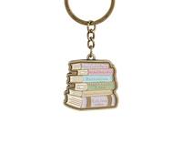 Half Moon Bay Jane Austen Metal Keyring - Jane Austen | Metal Keyring | Keychain | Bag Charm | Gift for Fans | Official Licensed Merchandise | Premium Quality | Great for Birthdays and Christmas