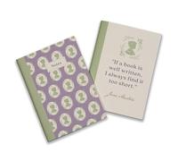 Half Moon Bay Jane Austen Set of 2 A6 Notebooks - Jane Austen | A5 size Lined Notebook | Journal | Stationery Gift | Writing Pad | Official Licensed Merchandise