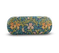 Half Moon Bay | John H. Dearle | Iris | Hard Eyeglass Case | Arts and Crafts Collection | Premium Eyewear Protector | Elegant Birthday, Christmas or Everyday Gift for Design Lovers