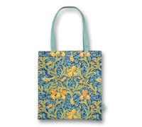 Half Moon Bay | John H. Dearle | Iris | Recycled Cotton Shopper Bag | Arts and Crafts Collection | Reusable Tote Carryall | Elegant Birthday, Christmas or Everyday Gift for Design Lovers