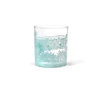 Half Moon Bay Lavender Sunflowers Bumble Bees - by Kate Heiss - Powder Blue 16 Ounce Glass Cocktail Mocktail Drinking Cup